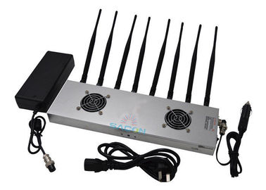 2G 3G 4G Wi-Fi High Power Signal Jammer Wysoka częstotliwość z 8 antenami omnidirekcyjnymi