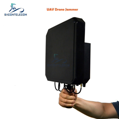 2.4G 5.8G Sieciowy sygnał Drone Jamming Device UAV Drones Frequency 40w Handheld