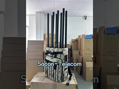 Odległość 2KM 8 kanałów manpack drone jammer backpack UAV drone blocker jammer