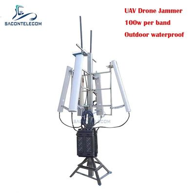 700W 3KM Zagłuszacz sygnału drona wodoodporny zewnętrzny GPS dla UAV
