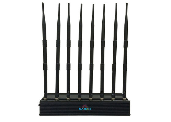 VHF UHF GPS jammer dla telefonów komórkowych z antenami omnidirekcyjnymi i mocą wyjściową 19W