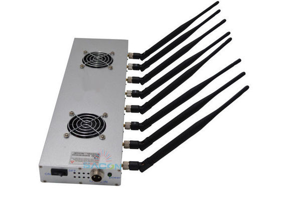 30m Long Range High Power Signal Jammer z 8 pasami i mocą wyjściową 16w