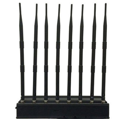 20W Desktop GPS Jammer z zasięgiem zakłócenia 40m i wentylatorami chłodzącymi do blokowania sygnału samochodu i telefonu komórkowego