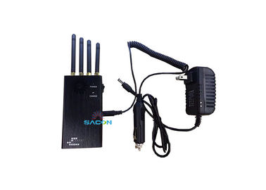 2w przenośny telefon komórkowy GPS jammer 200mA/h z wentylatorem 4 anteny DIP regulować