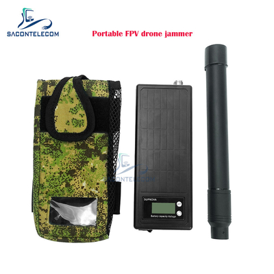 Jednoband Portable FPV Drone Signal Jammer 1.5km Range Handheld UAV Anti Drone Jammer