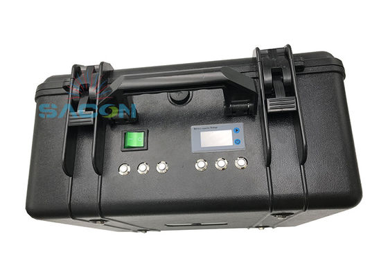 60W GPS zakłócacz sygnału telefonu komórkowego z 6 antenami i 2 godzinami czasu pracy wbudowanej baterii