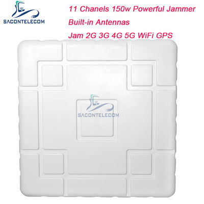 PVC 150w Jammer sygnału telefonu komórkowego 2G 3G 4G 5G 11 kanałów