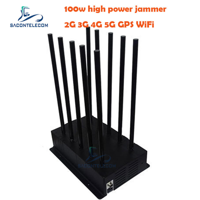 Lokalizator 100w 5G bloker sygnału 40m Radius indoor VHF UHF
