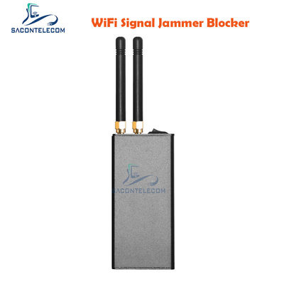 1200mAh Akumulator 10m Radiusz zakłócania 2 Anteny GPS Signal Jammer WiFi GPS Blocker Przenośny Urządzenie zakłócania sygnału