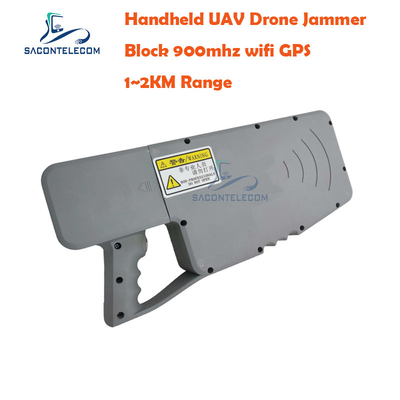 1200m GSM 900mhz UAV Drone Jammer Wi-Fi GPS ręczne sterowanie