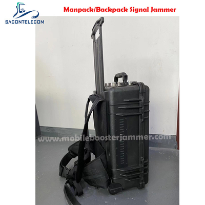 Lock GPS 6 Channels Manpack Jammer 2G 3G 4G 5G 120w Wysokiej mocy plecak