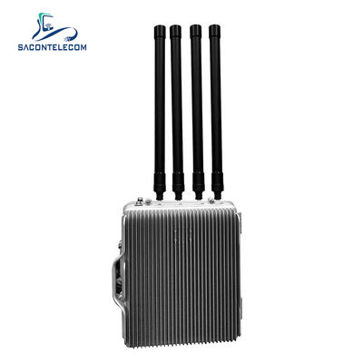 Outdoor Drone Signal Jammer Wodoodporny 240w Potężny 2000m na ​​duże odległości