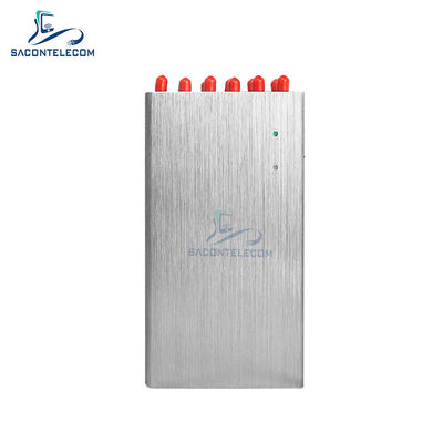 12 pasmów 20W ręczny zagłuszacz sygnału o zasięgu 20m dla 2G 3G 4G 5G WiFi GPS Lojack VHF UHF