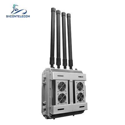 Outdoor Drone Signal Jammer Wodoodporny 240w Potężny 2000m na ​​duże odległości