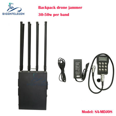 8 zespołów 400w Power Man pakiet Drone Signal Jammer metalowa obudowa plecak UAV drone jammer