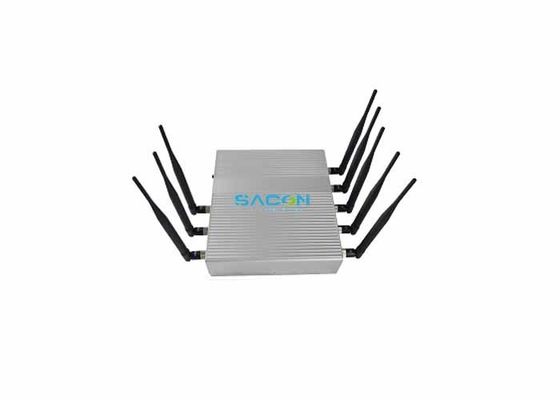 18W mocy wyjściowej 8 kanałów jammer sygnału z zasięgiem zakłócenia 40m dla blokera telefonów komórkowych i WiFi GPS jammer