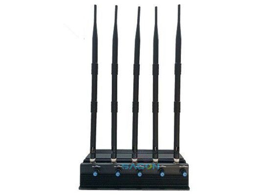 15W High Power Wi-Fi Signal Jammer z 5 regulowanymi antenami i zasięgiem zakłóceń 50m