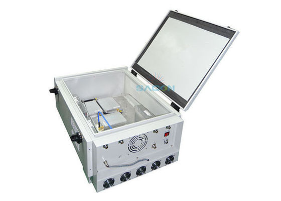 VHF UHF pojazd zamontowany jammer 6 pasów 350w Wysoka moc dla policji