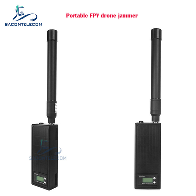 Jednoband Portable FPV Drone Signal Jammer 1.5km Range Handheld UAV Anti Drone Jammer