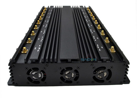 42W High Power Cell Phone Jammer z 18 kanałami do blokowania sygnałów 2G 3G 4G 5G i 2.4G