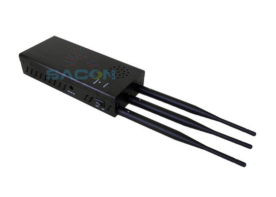 Przenośny 10W High Power Signal Jammer z baterią o pojemności 8000 mAh i anteną wszechstronną do blokowania zdalnego sterowania samochodem