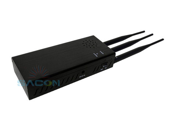 Przenośny 10W High Power Signal Jammer z baterią o pojemności 8000 mAh i anteną wszechstronną do blokowania zdalnego sterowania samochodem