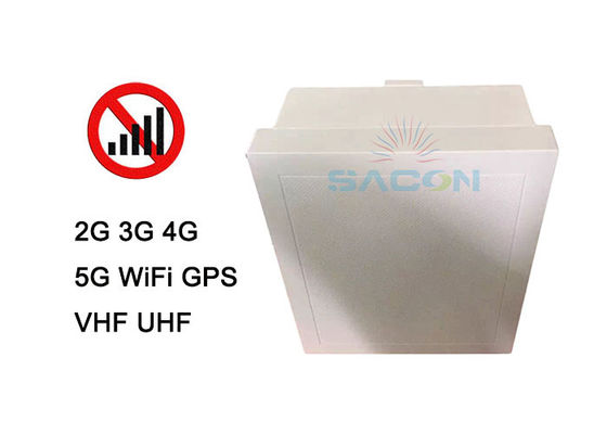 10 kanałów, zakłócacz sygnału 5G o zasięgu 50 m i mocy wyjściowej 26 W w celu blokowania telefonów komórkowych