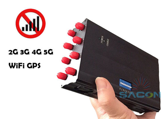 8 Anten Zasięg 20m Moc Wyjściowa 4W Zagłuszacz Sygnału Zagłuszacz Telefonu Komórkowego Zagłuszacz WiFi