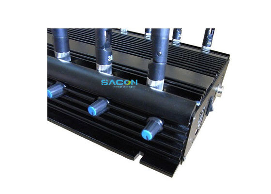 30W moc wyjściowa 12 kanałów Wireless Signal Jammer z adapterem samochodowym