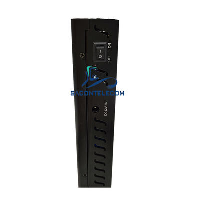 Przenośny zagłuszacz sygnału z baterią 8000mAh, 3 pasma 315MHz 433MHz 868MHz i zasięgiem 100m