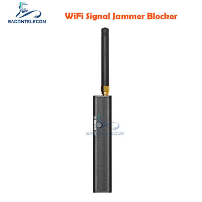 1200mAh Akumulator 10m Radiusz zakłócania 2 Anteny GPS Signal Jammer WiFi GPS Blocker Przenośny Urządzenie zakłócania sygnału
