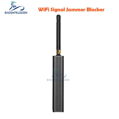 1200mAh Akumulator 10m Radiusz zakłócania 2 Anteny GPS Signal Jammer WiFi GPS Blocker Przenośny Urządzenie zakłócania sygnału