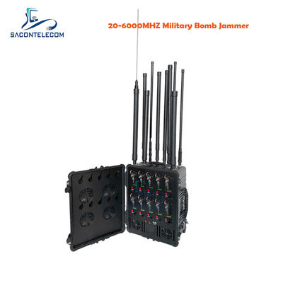 1350w Wojskowy DDS Konwój Bomba Jammer 20 Pasma 20-6000mhz