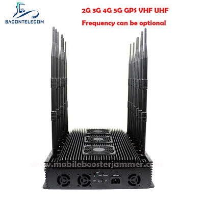 Regulowany 110W 16 anten GPS Lojack Signal Jammer do użytku w pomieszczeniach