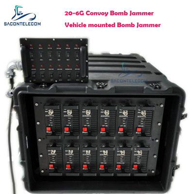 20-6 Ghz 550 W 11 pasm Konwój pojazdu Bomba Jammer DDS System zakłócania konwoju