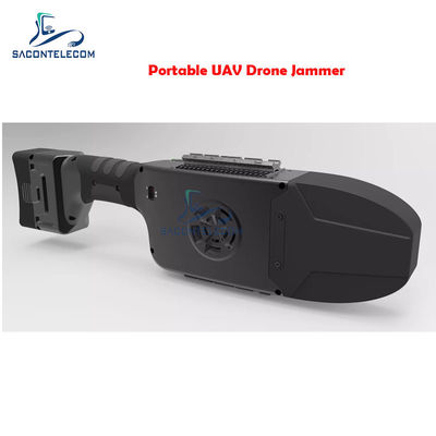 80wh UAV Drone Signal Jammer Zmuszone lądowanie 1,3km IP66 2,4Ghz 5,8Ghz