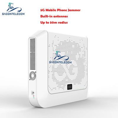 Zagłuszacz sygnału na biurko 12 kanałów o zasięgu 50m z wbudowanymi antenami do bezpiecznego blokowania telefonów komórkowych