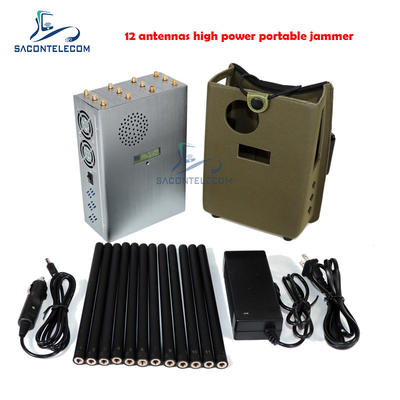 GPSL1 Lojack Przenośny telefon komórkowy Jammer 2G 3G 4G 5G WiFi 2.4G 5.8G