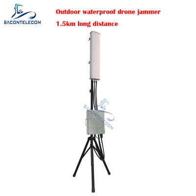 70W Moc wyjściowa 1,5km Odległość zakłócania wodoodporny IP65 Drone Signal Jammer Anti-UAV Jammer