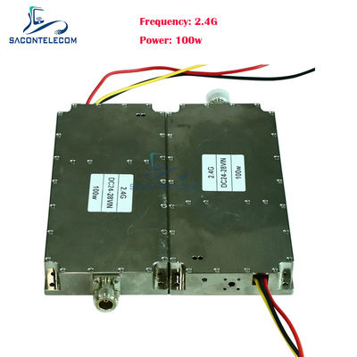 Moduł zagłuszający drona FPV 100-200MHz 100W z możliwością dostosowania częstotliwości, zagłuszacz dronów PA