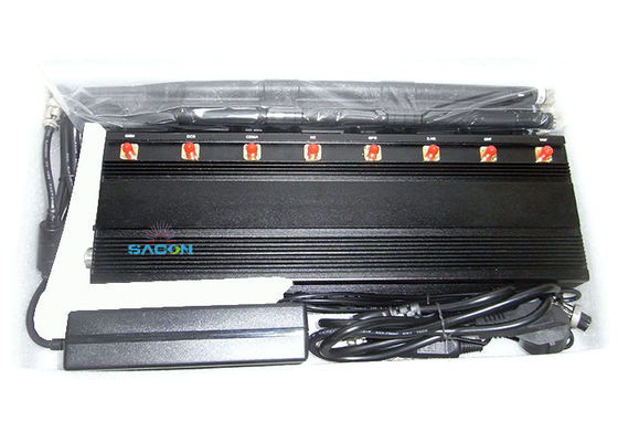 8 kanałów Desktop Jammer z zasięgiem 40m i 365 dni pracy dla więzień i szkół