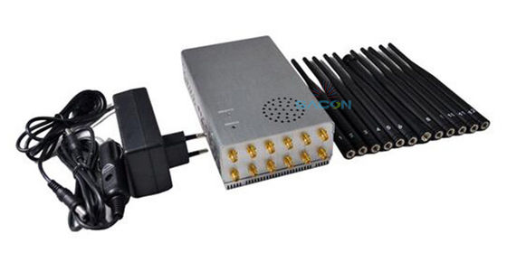 2dBi Antenny Przenośny zakłócacz sygnału 7.4V 10000mAh ładowanie AC