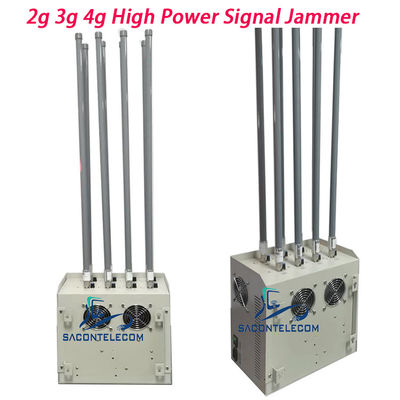 240W High Power Prison Cell Phone Jammer z 8 kanałami i zasięgiem 100m dla bezpiecznych obiektów