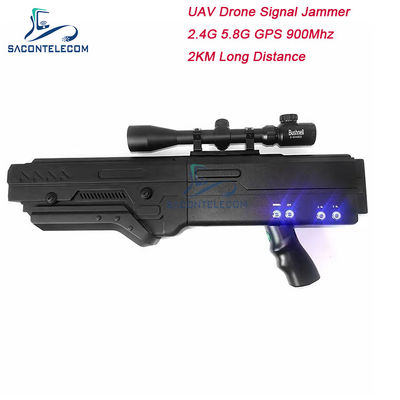 4 pasma 900MHz Wi-Fi 5.8g 2.4G Uav Signal Jammer 5000mAh