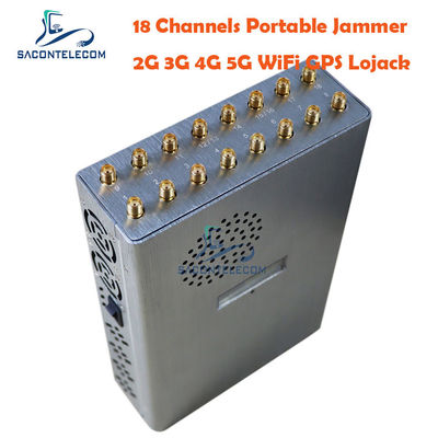 240VAC 12000mAh Blokator zakłócający sygnał 2.4G 5.8G Samochodowe pilotaż 18W