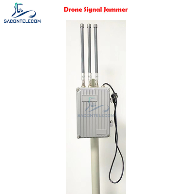 5kg zewnętrzny dronowy zakłócacz sygnału 25w 2.4G 5.8G Wi-Fi GPS 500m odległość